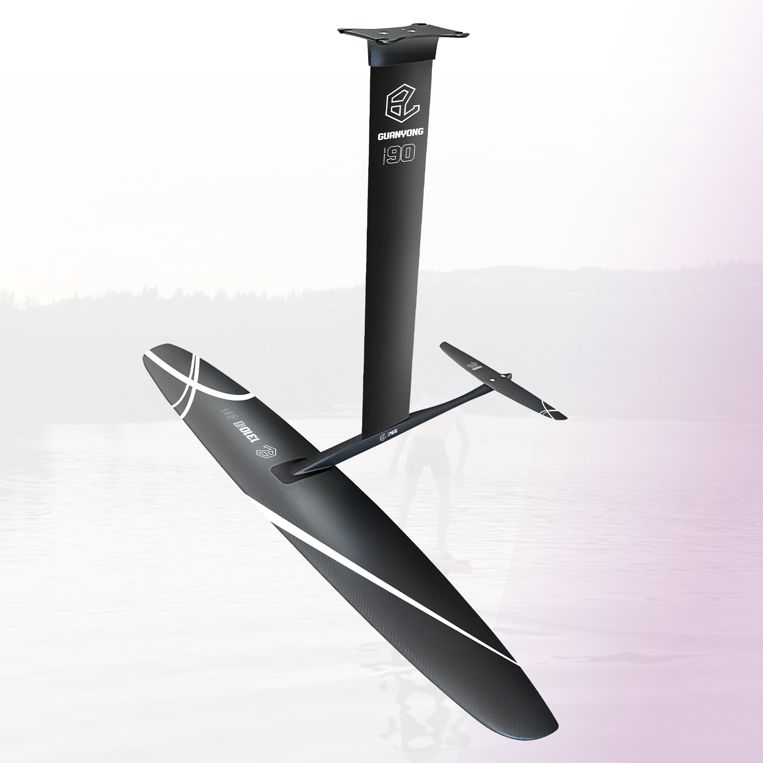 Hydrofoil Wing Set Carbon Fiber - مجموعة المبتدئين Hydrofoil GY1310 ألياف الكربون