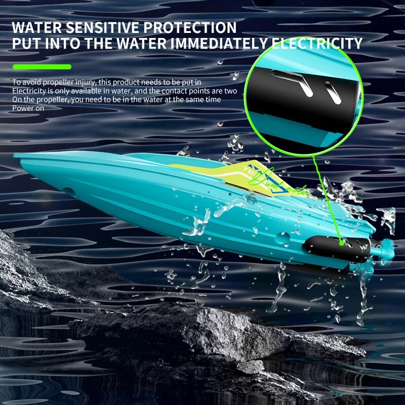 2.4G قارب RC صغير 10 km/ساعة ق - مراجعة Electric Jet Board Motor وسعره