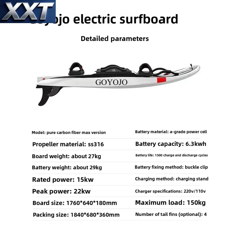 لوح ركوب الأمواج الكهربائي XXT - مراجعة Electric Surfboard Jetboard وسعره