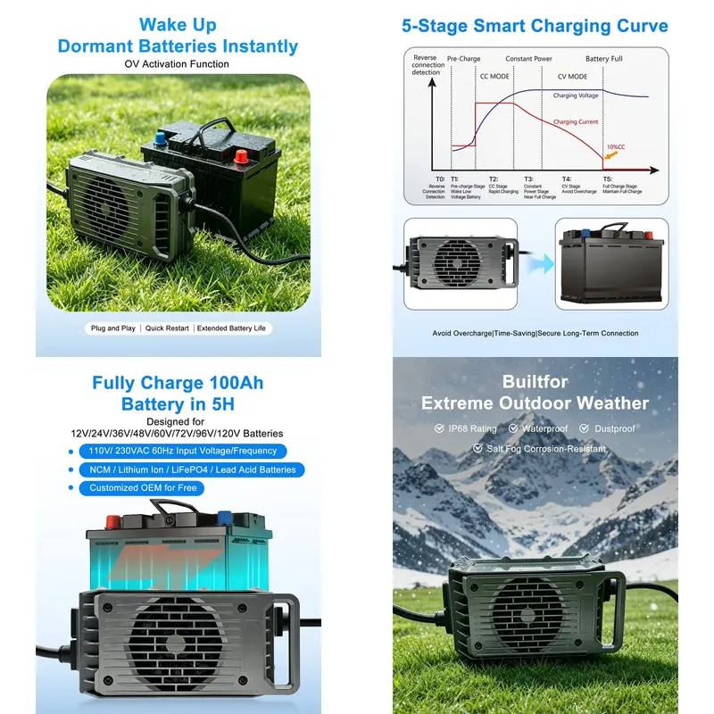 شاحن بطارية لوح ركوب الأمواج ا - مراجعة Electric Surfboard Battery Charger وسعره